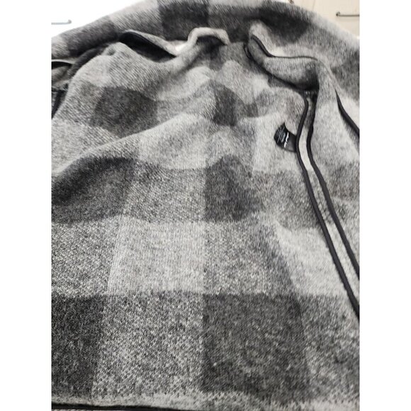 Wilfred Free Coat Off Duty Aritzia Gray Plaid Wool Jacket Women's Small - Picture 7 of 10